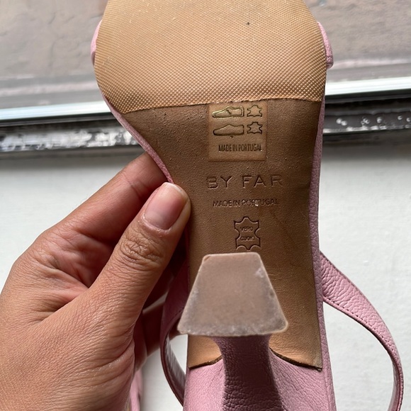 BY FAR Pink Lotta Sandals Peony/Pink - Size 8 (EU 38) - Picture 12 of 12